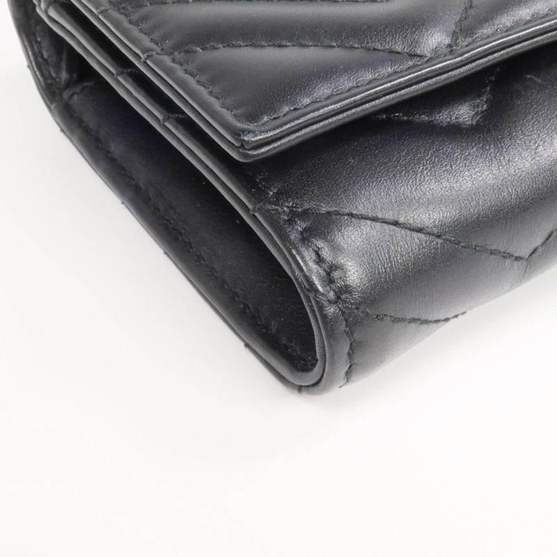 GUCCI 牛皮皮革GG Marmont Long Wallet金扣長錢包-7