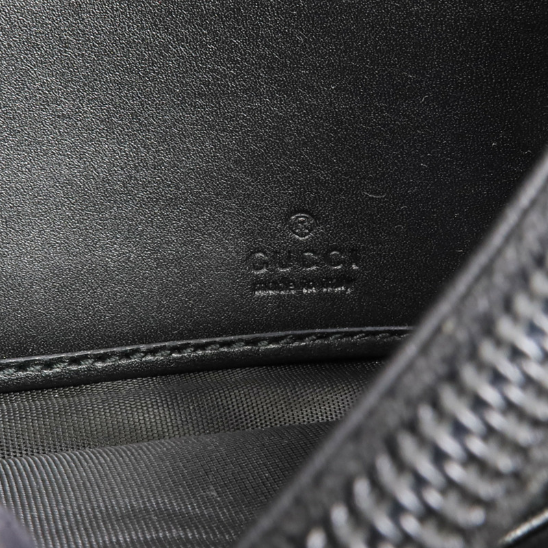 GUCCI 牛皮皮革GG Marmont Long Wallet金扣長錢包-14