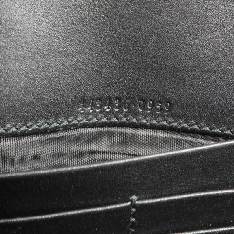 GUCCI 牛皮皮革GG Marmont Long Wallet金扣長錢包-15