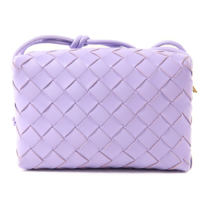 BOTTEGA VENETA 羊皮皮革Mini Loop金扣肩背袋-1