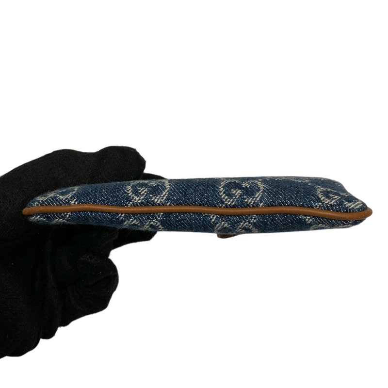 GUCCI 古馳 819113 零錢/鑰匙包 牛仔-3