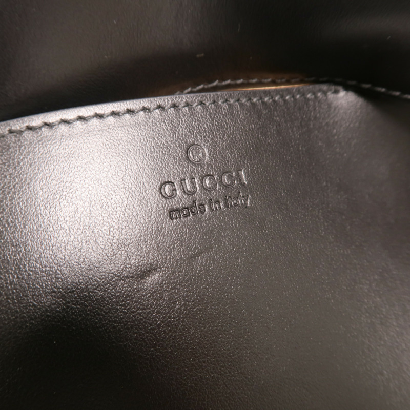 GUCCI 牛皮皮革GG Marmont金扣鏈帶肩背袋-6