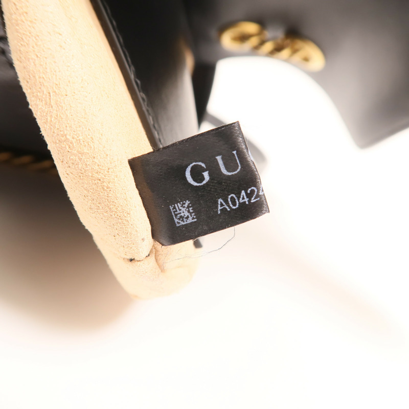 GUCCI 牛皮皮革GG Marmont金扣鏈帶肩背袋-7