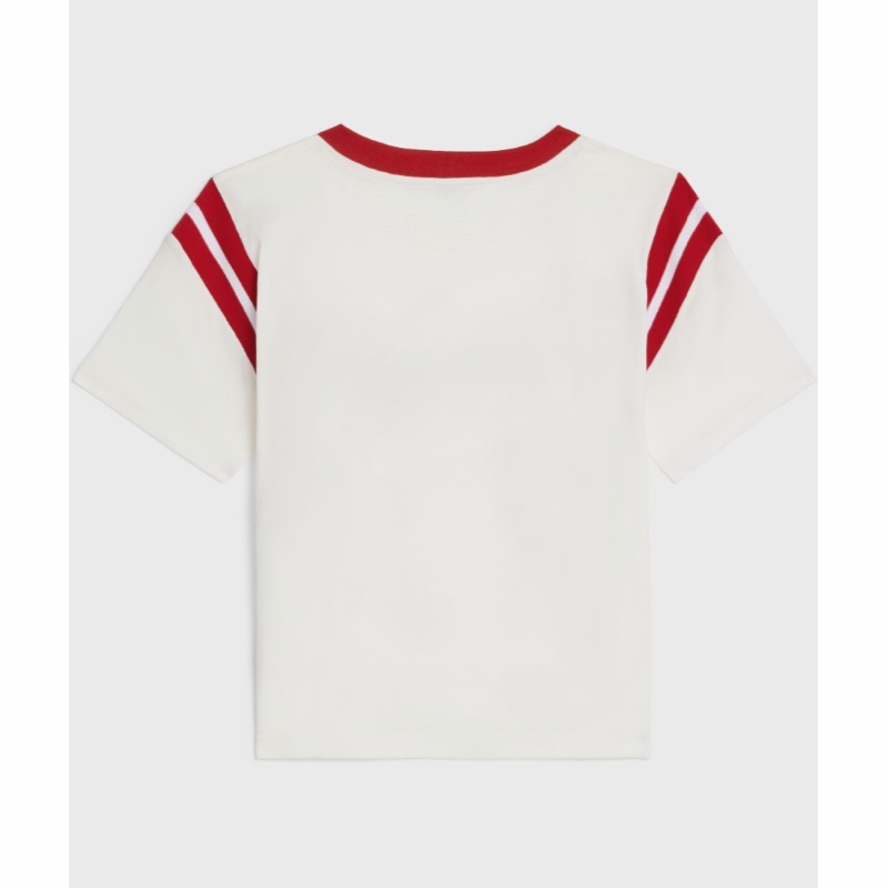 Celine 女士 徽標圓領T恤M L碼-1