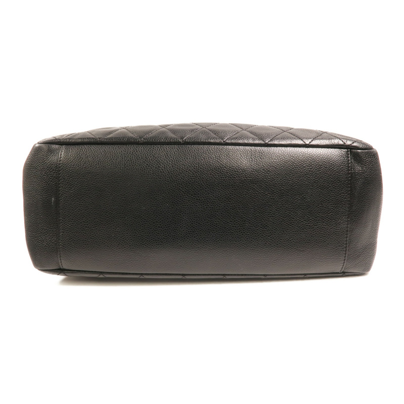 CHANEL 牛皮皮革GST Grand Shopping Tote Bag金扣鏈帶肩背袋-3