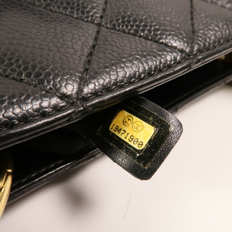 CHANEL 牛皮皮革GST Grand Shopping Tote Bag金扣鏈帶肩背袋-6