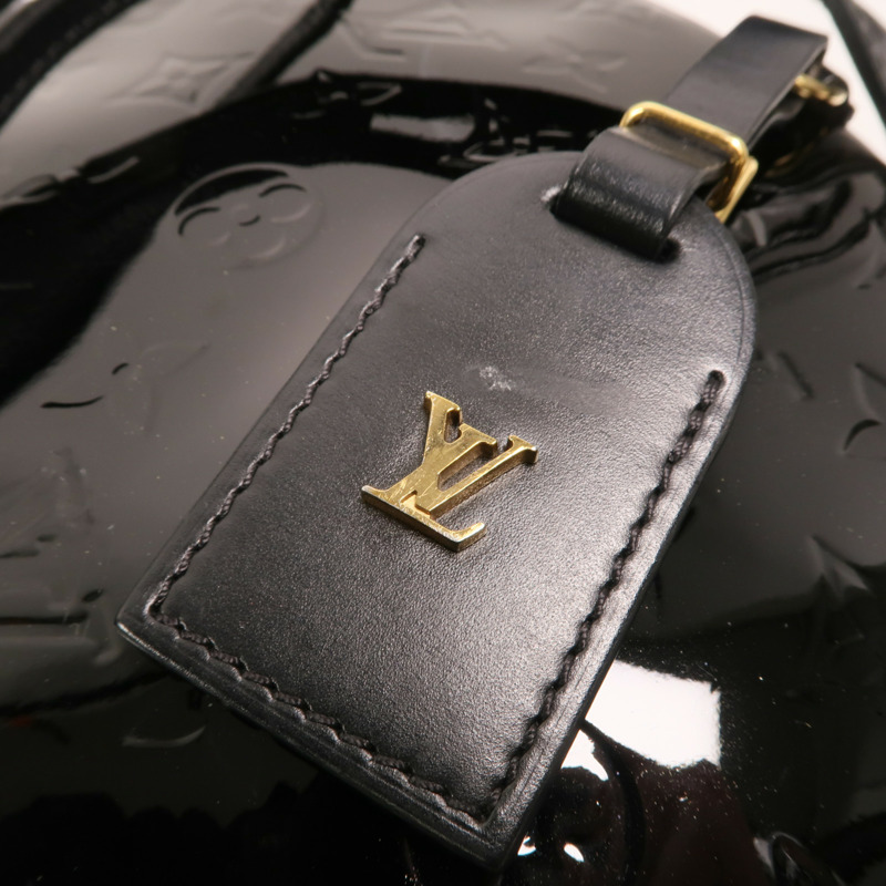 LOUIS VUITTON Monogram Vernis Boite Chapeau Souple MM金扣肩背袋-9