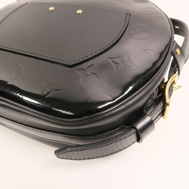 LOUIS VUITTON Monogram Vernis Boite Chapeau Souple MM金扣肩背袋-13