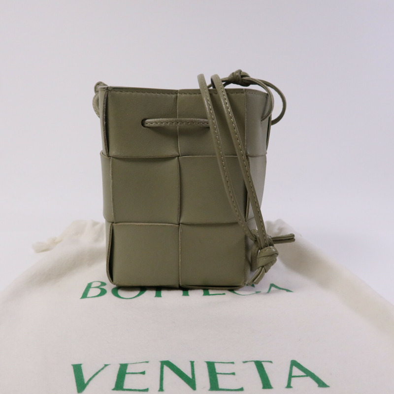 BOTTEGA VENETA 牛皮皮革Small Cassette Bucket Bag肩背袋-7