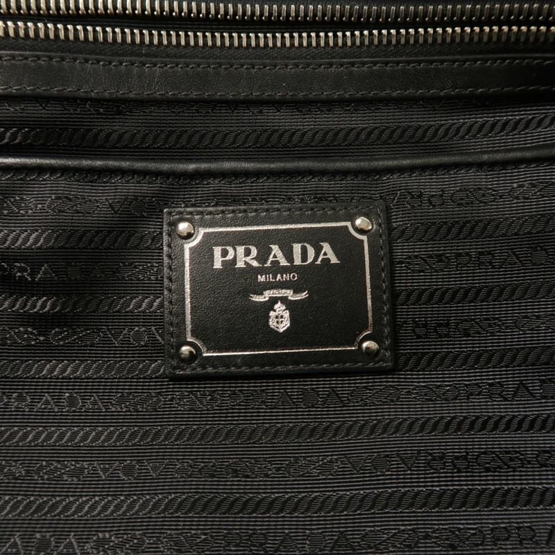 PRADA 尼龍2 Way Shoulder Bag銀扣手挽肩背兩用袋-5