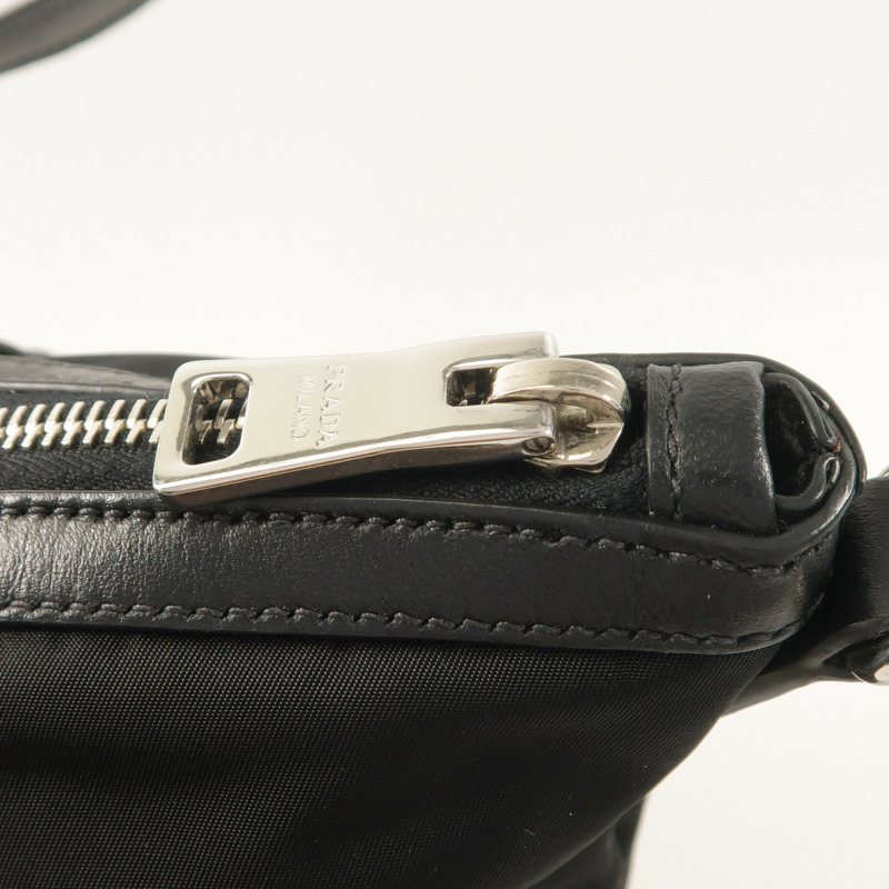 PRADA 尼龍2 Way Shoulder Bag銀扣手挽肩背兩用袋-19
