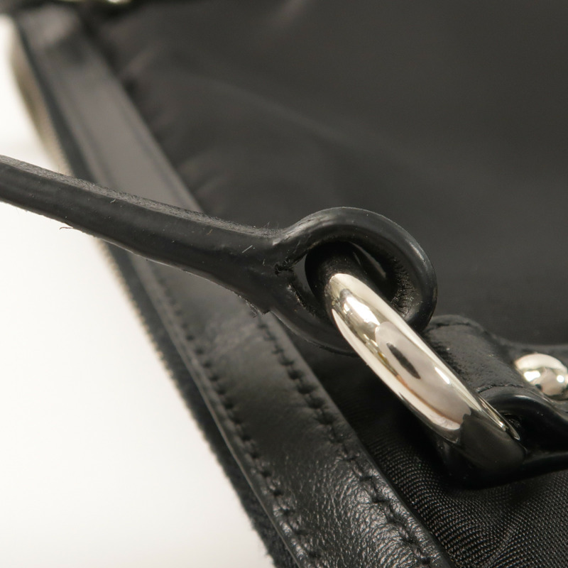 PRADA 尼龍2 Way Shoulder Bag銀扣手挽肩背兩用袋-21