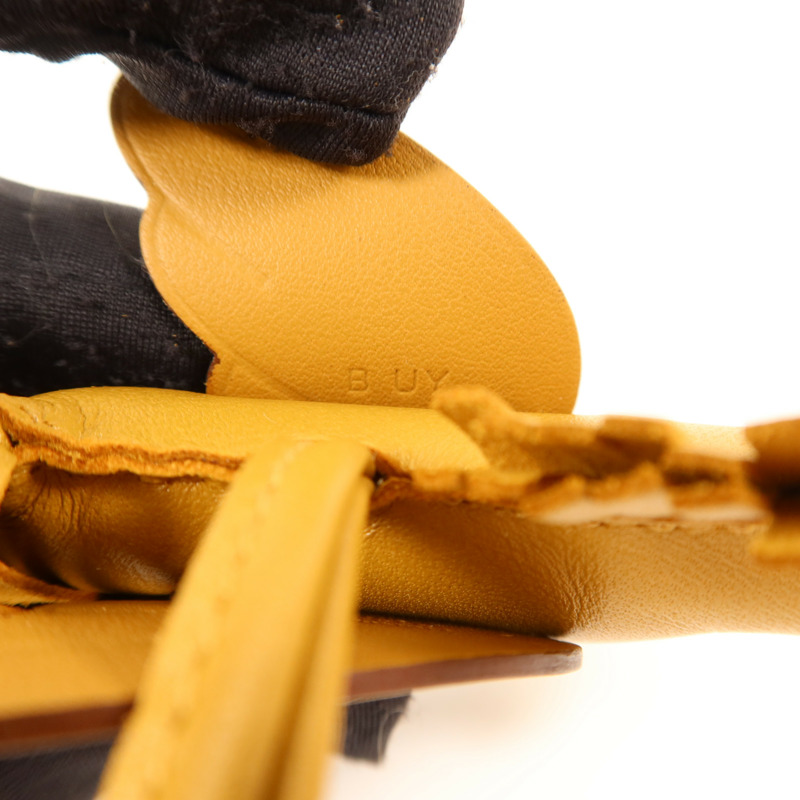 HERMES Milo/Swift皮革Rodeo Pegase PM掛飾Sesame-5