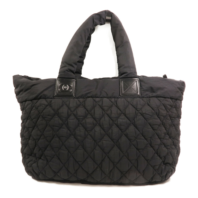 CHANEL 尼龍Coco Cocoon銀扣手挽袋-1
