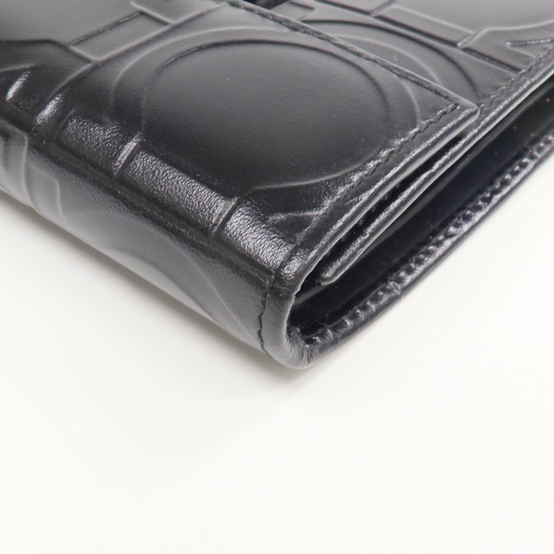 Salvatore Ferragamo 牛皮皮革Fold Wallet銀扣錢包-9