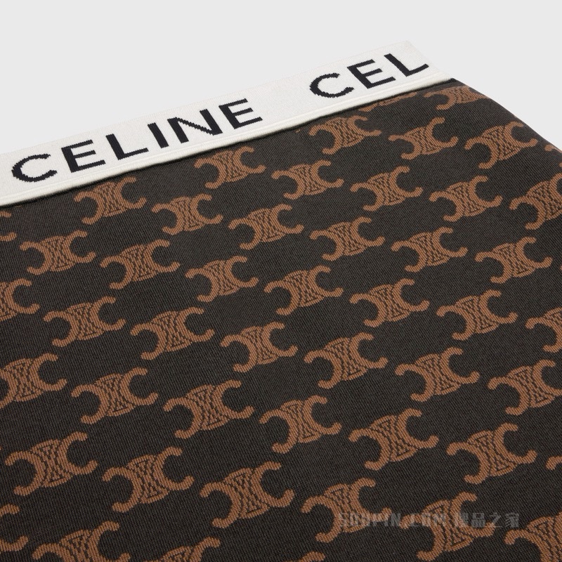 Celine 女士 logo迷你半身裙L碼-3