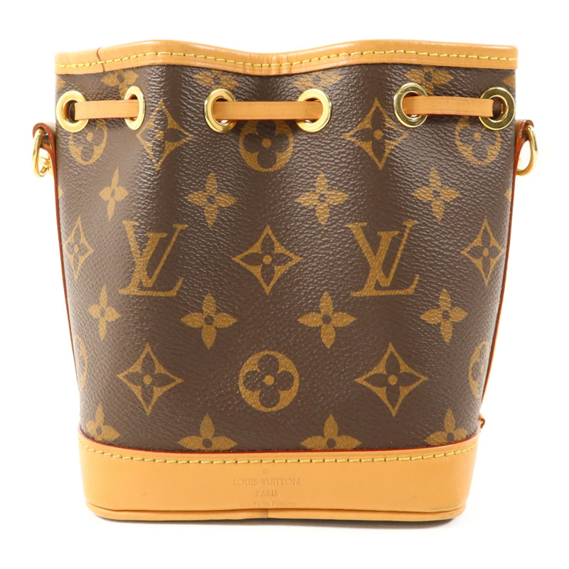 LOUIS VUITTON Monogram Nano Noe金扣手挽肩背兩用袋-1