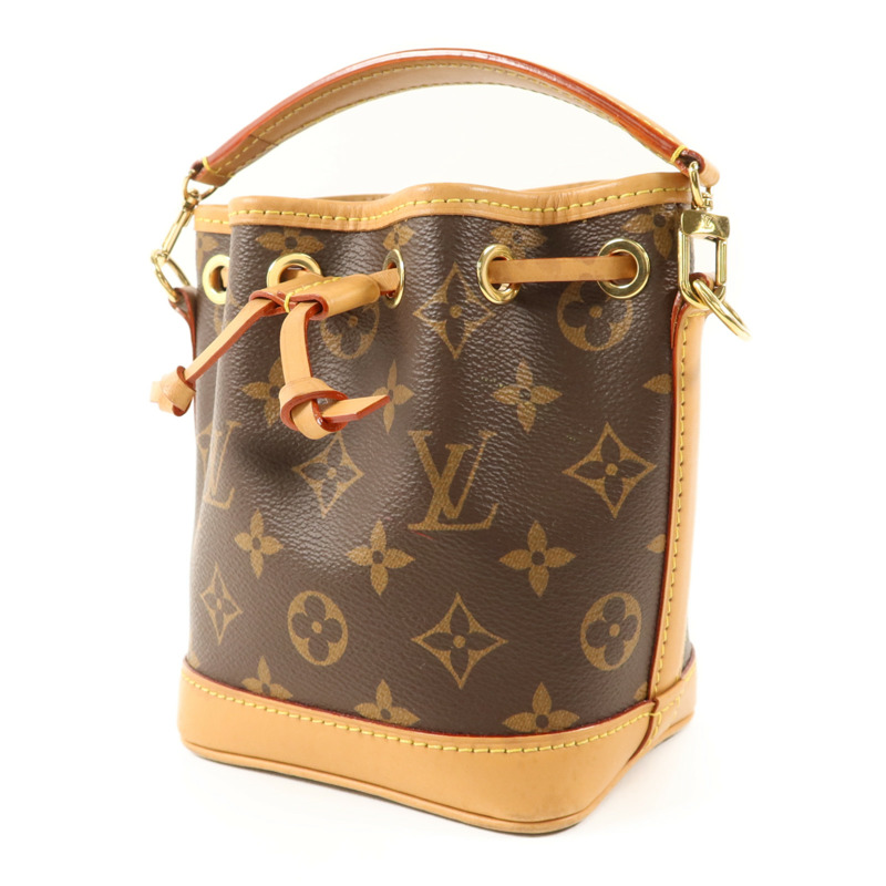 LOUIS VUITTON Monogram Nano Noe金扣手挽肩背兩用袋-2