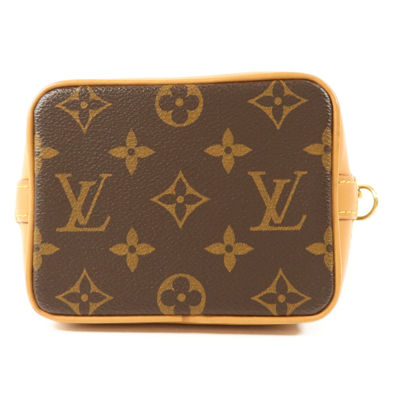 LOUIS VUITTON Monogram Nano Noe金扣手挽肩背兩用袋-3