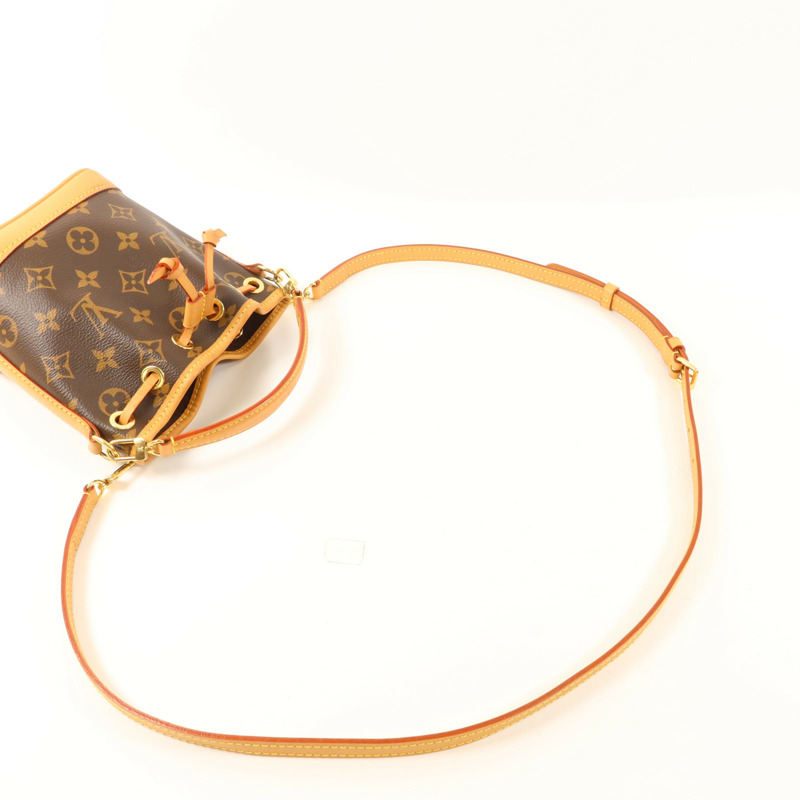 LOUIS VUITTON Monogram Nano Noe金扣手挽肩背兩用袋-4