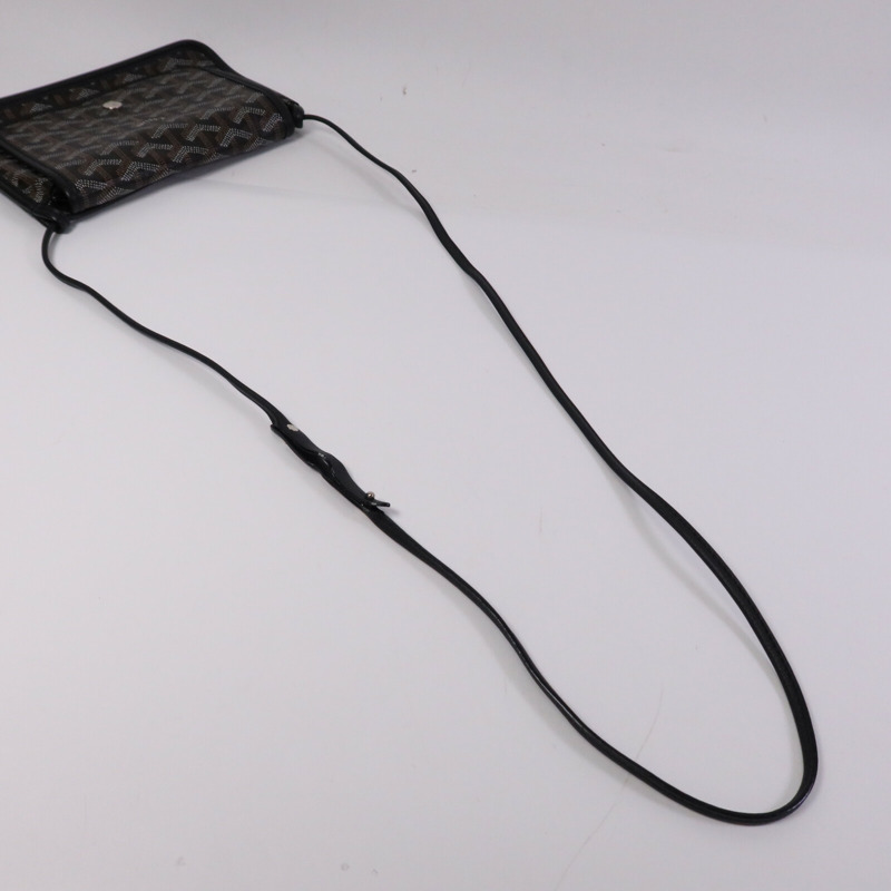 GOYARD 塗層帆布Plumet Shoulder Bag銀扣肩背袋-8