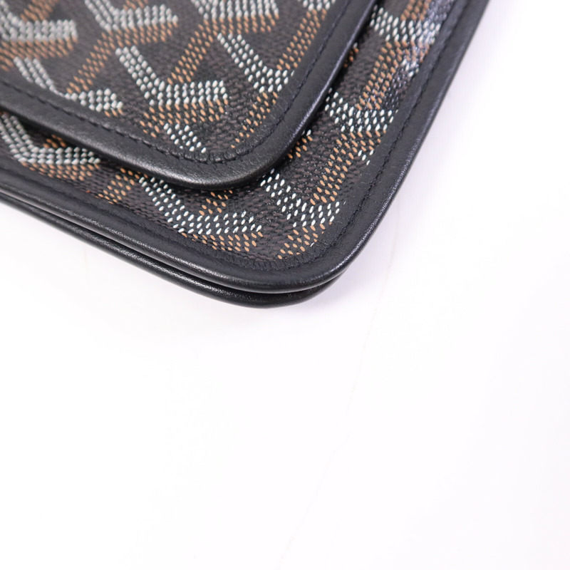 GOYARD 塗層帆布Plumet Shoulder Bag銀扣肩背袋-10