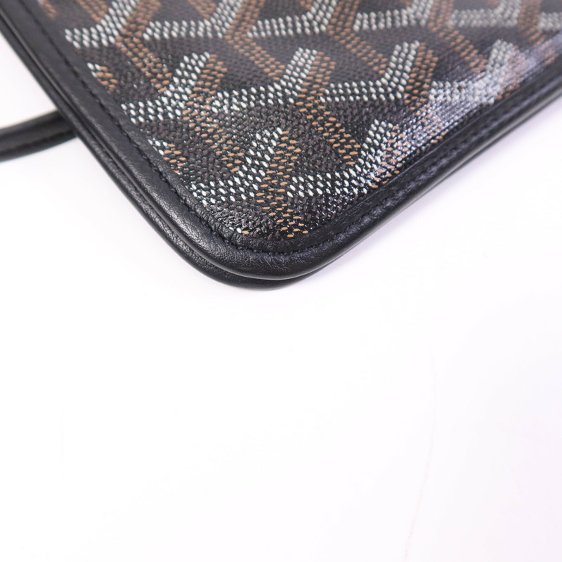 GOYARD 塗層帆布Plumet Shoulder Bag銀扣肩背袋-13