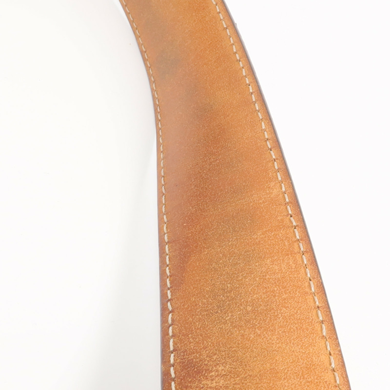 LOUIS VUITTON Damier Ceinture Ellipse金扣皮帶-8