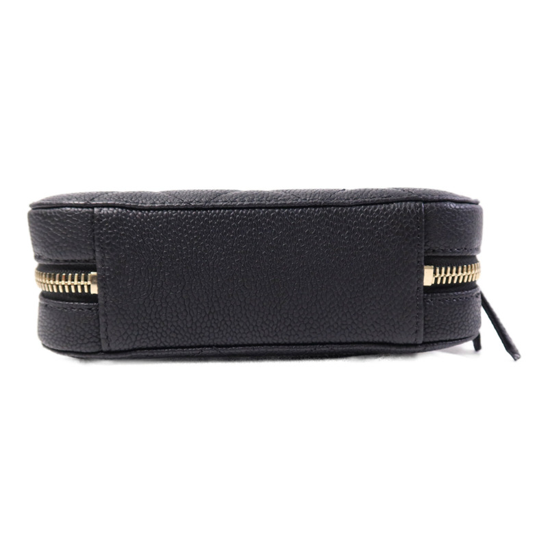 CHANEL 牛皮皮革Waist Bag金扣腰包-3