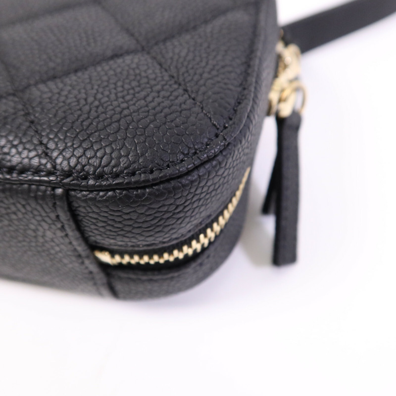 CHANEL 牛皮皮革Waist Bag金扣腰包-10