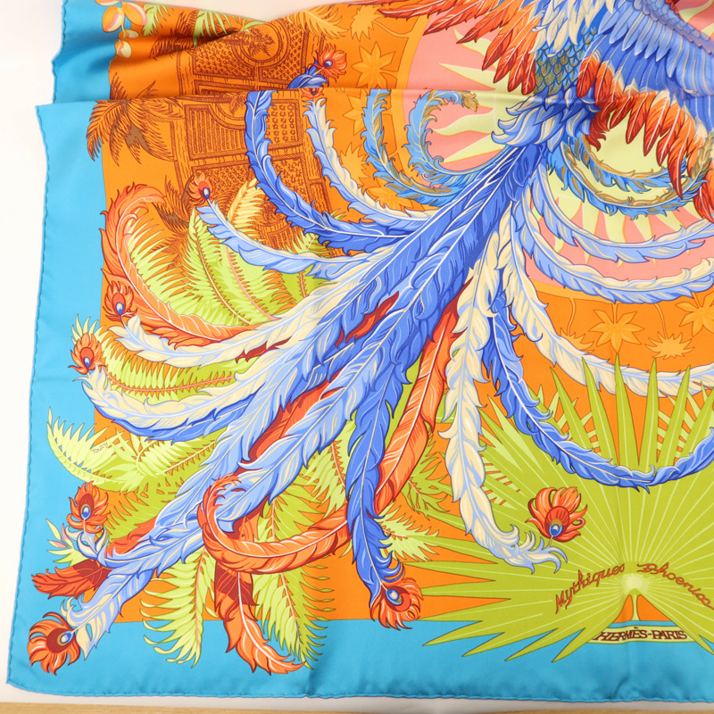 HERMES 絲質Scarf 90x90絲巾-4
