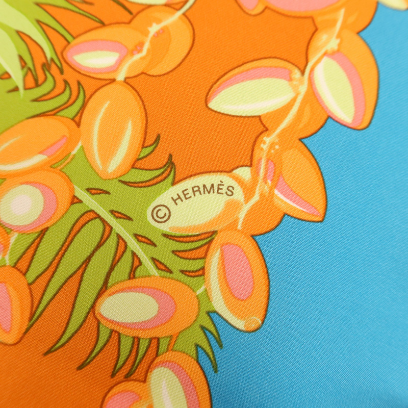 HERMES 絲質Scarf 90x90絲巾-7