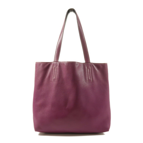 HERMES Sikkim皮革Double Sens 28肩背袋/手挽袋Anemone/Bleu Saphir