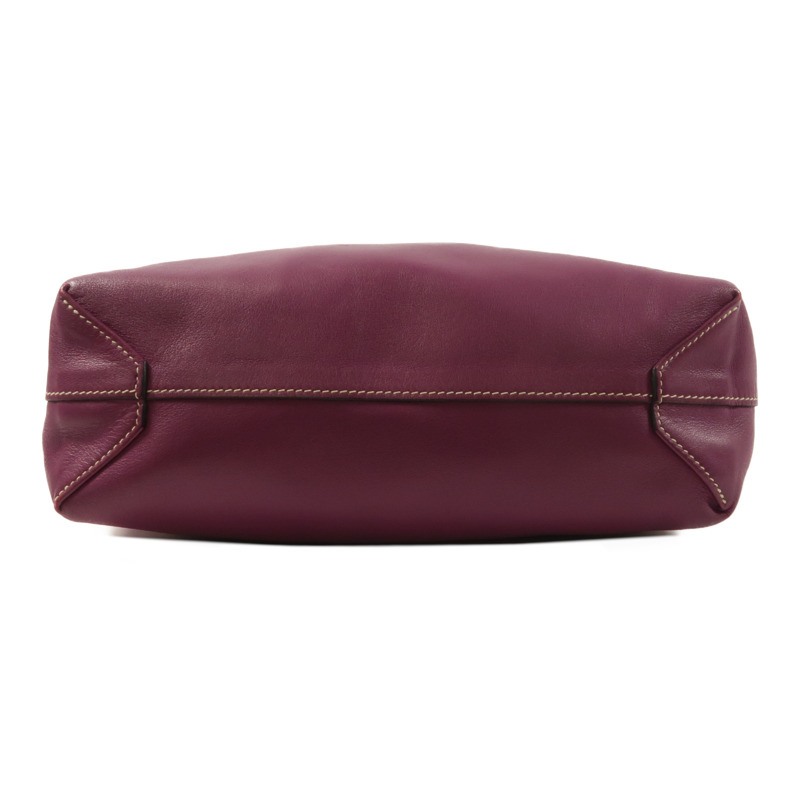 HERMES Sikkim皮革Double Sens 28肩背袋/手挽袋Anemone/Bleu Saphir-3