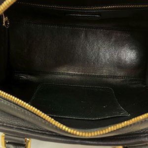 *奢華大道國際精品*【LW224】LOEWE黑色牛皮 AMAZONA 28CM 手提包-6