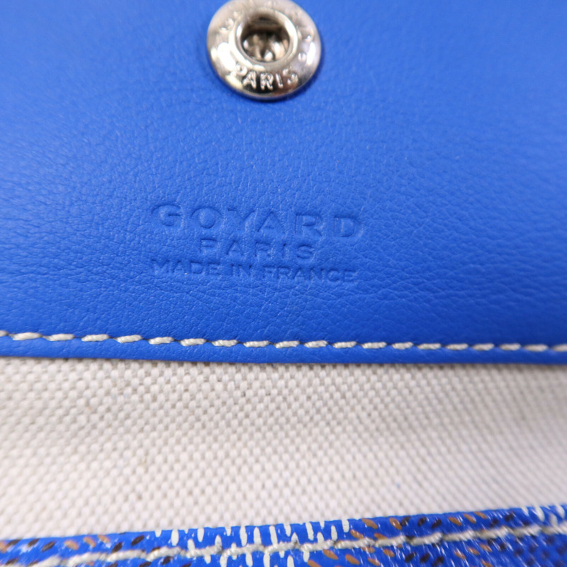 GOYARD 塗層帆布Anjou PM銀扣手挽袋-5