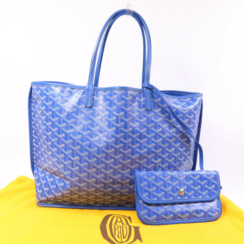 GOYARD 塗層帆布Anjou PM銀扣手挽袋-9