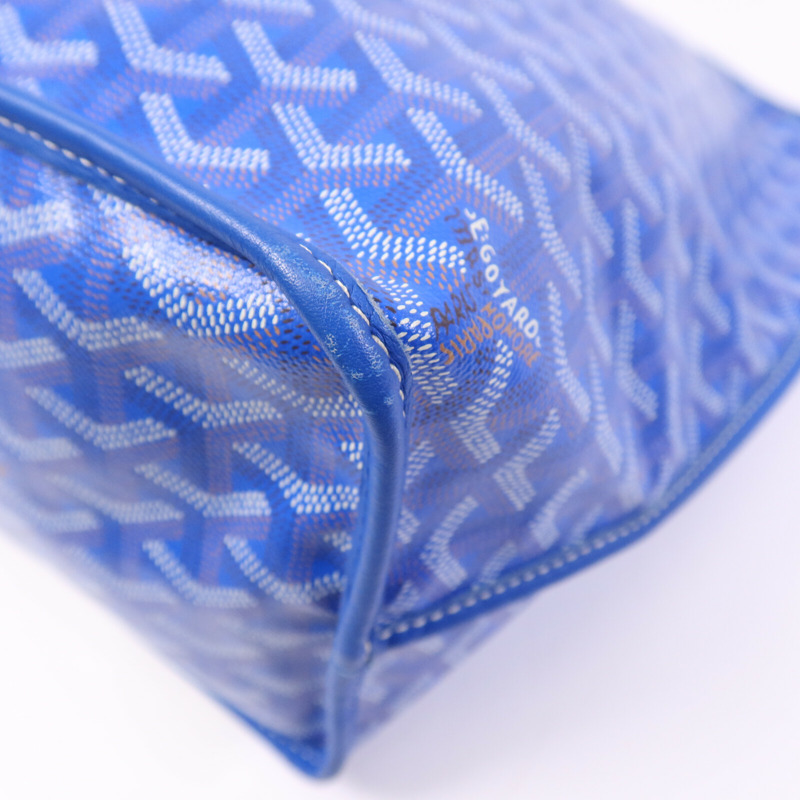 GOYARD 塗層帆布Anjou PM銀扣手挽袋-13