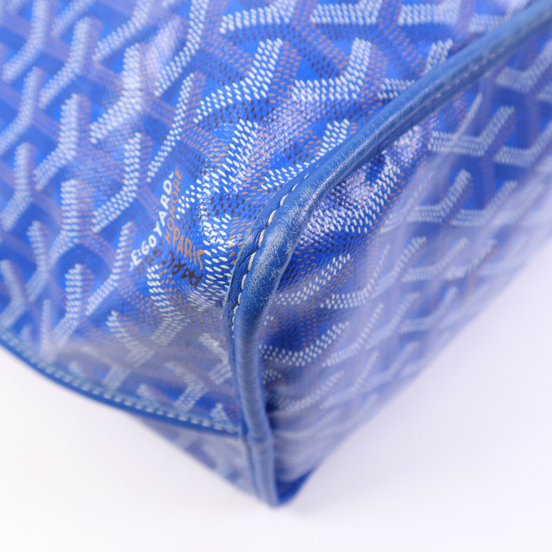 GOYARD 塗層帆布Anjou PM銀扣手挽袋-14