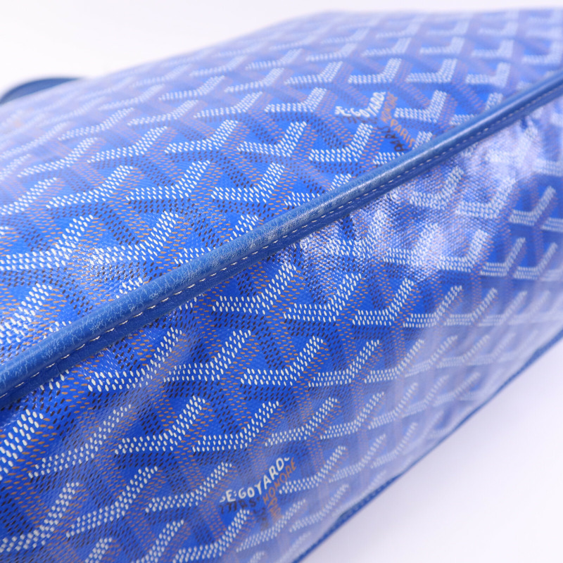 GOYARD 塗層帆布Anjou PM銀扣手挽袋-15