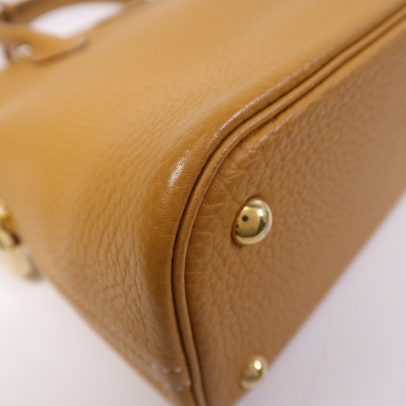 HERMES Togo皮革Bolide 31金扣手挽肩背兩用袋Gold-11