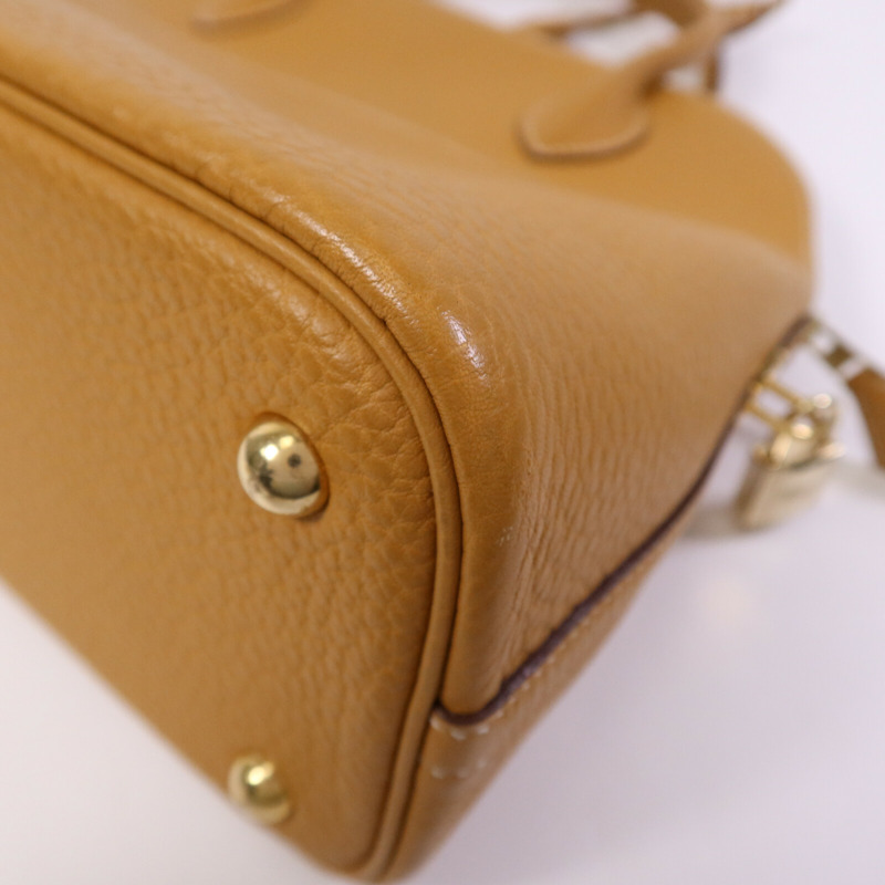 HERMES Togo皮革Bolide 31金扣手挽肩背兩用袋Gold-12