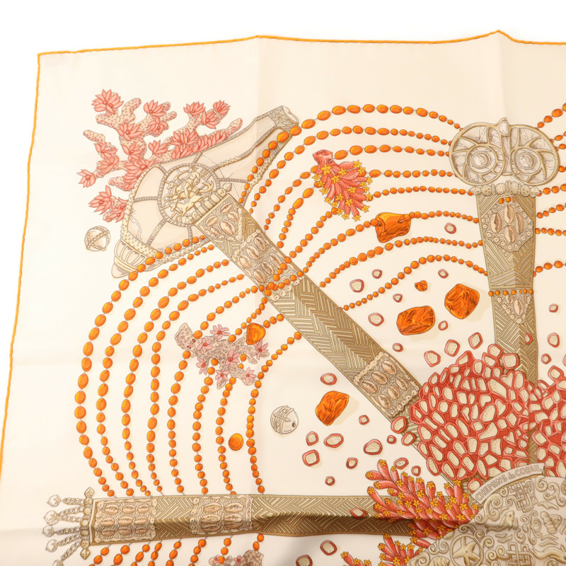 HERMES 絲質Scarf 90x90絲巾-1