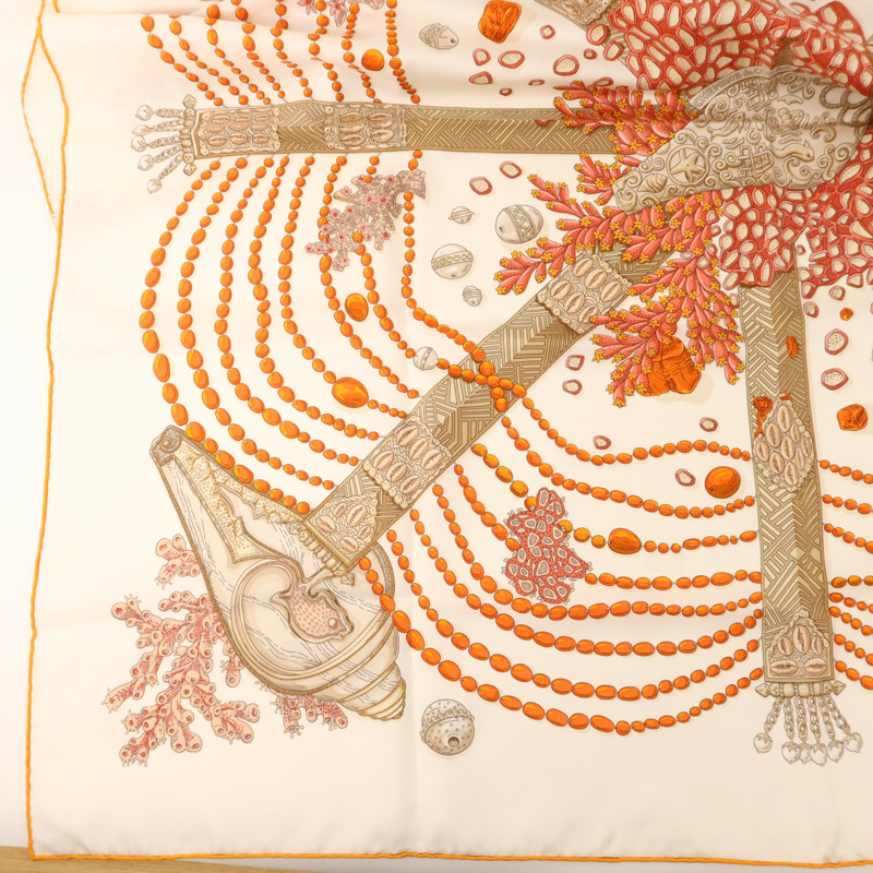 HERMES 絲質Scarf 90x90絲巾-4