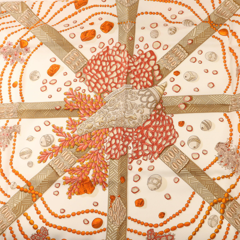 HERMES 絲質Scarf 90x90絲巾-5