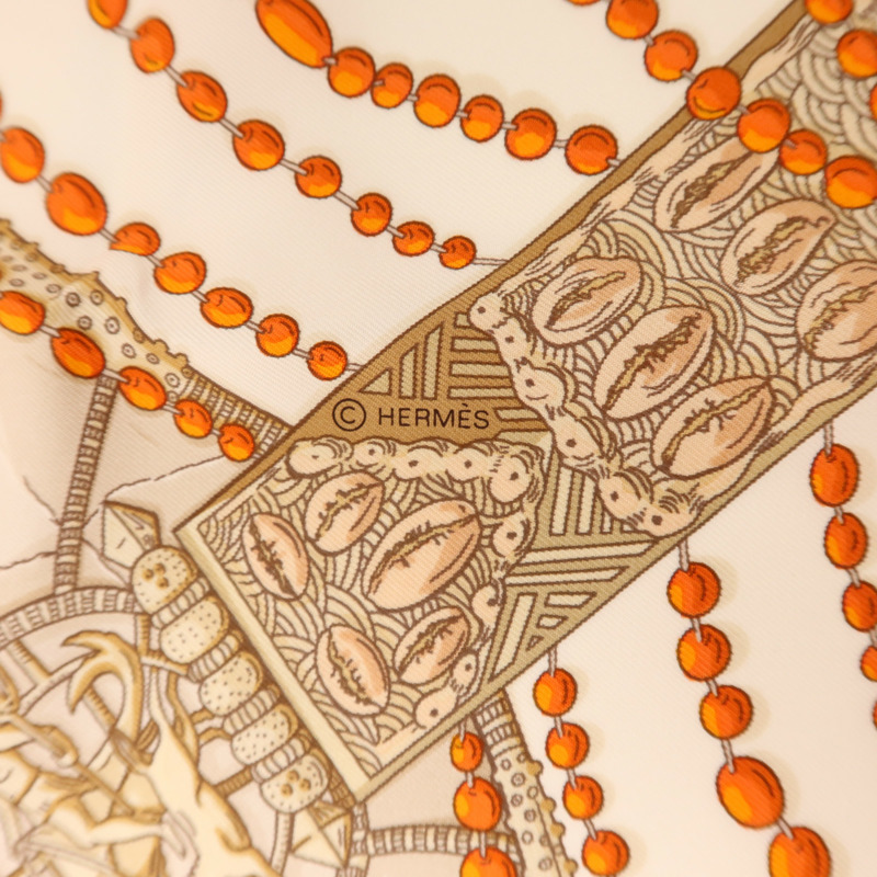 HERMES 絲質Scarf 90x90絲巾-7