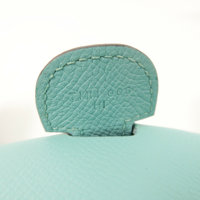 HERMES Epsom皮革Evelyne GM銀扣肩背袋-7