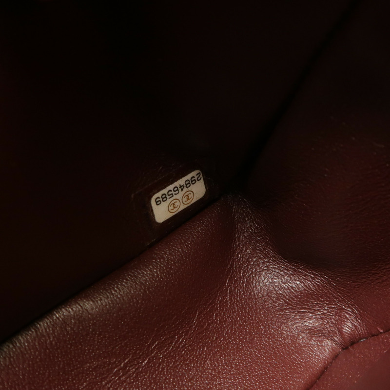 CHANEL 牛皮皮革Classic 25金扣鏈帶肩背袋-6