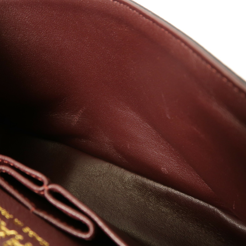 CHANEL 牛皮皮革Classic 25金扣鏈帶肩背袋-19