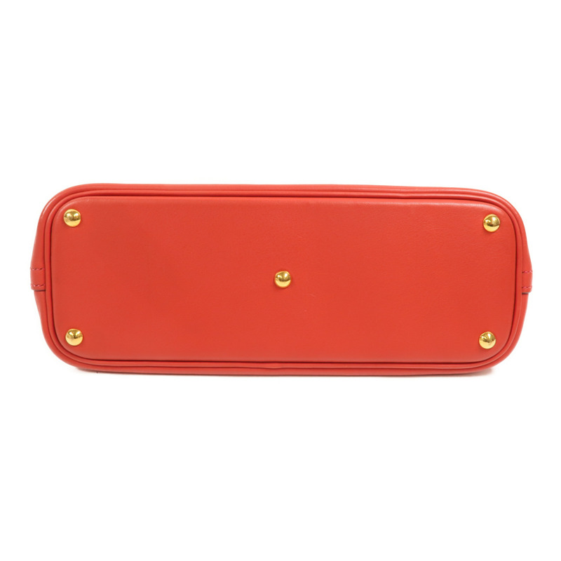HERMES Swift皮革Bolide 27金扣手挽肩背兩用袋Rouge de Coeur-3